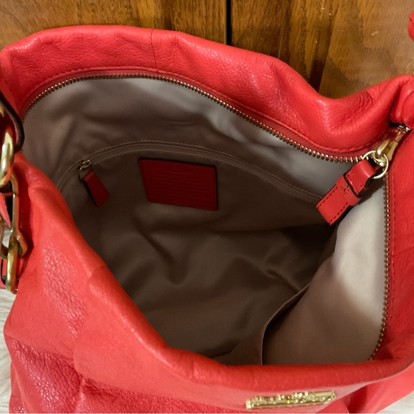 Madison Isabelle Leather Coach handbag tote - Picture 7 of 13